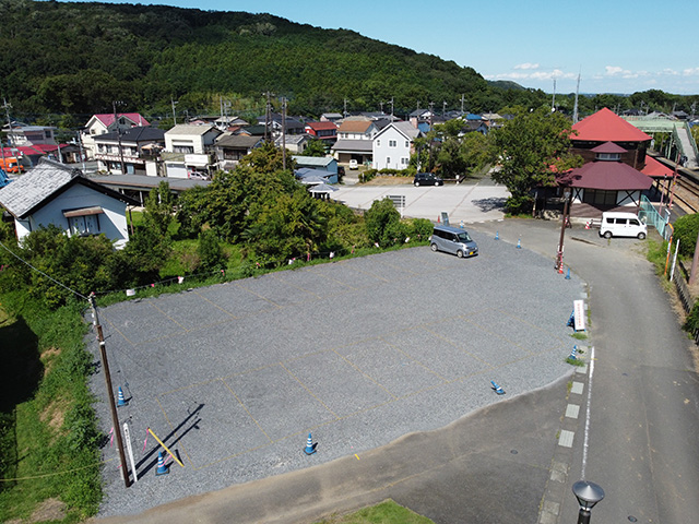 駅前駐車場_空撮